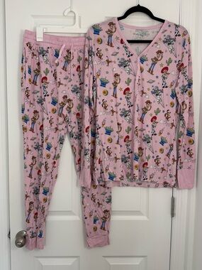 Little Sleepies Toy Story Pajama Set Women’s Size Large